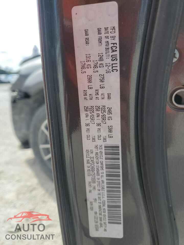DODGE JOURNEY 2017 - 3C4PDCAB8HT573599