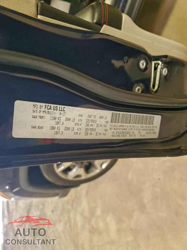 JEEP COMPASS 2017 - 3C4NJDCB9HT636325