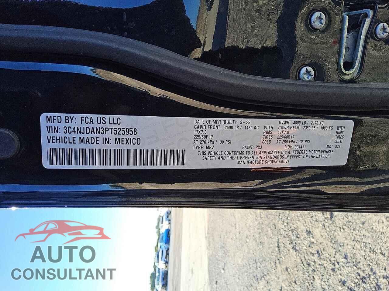 JEEP COMPASS 2023 - 3C4NJDAN3PT525958