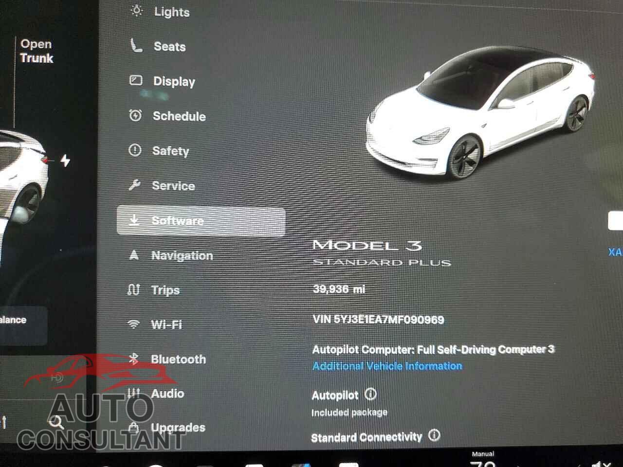TESLA MODEL 3 2021 - 5YJ3E1EA7MF090969