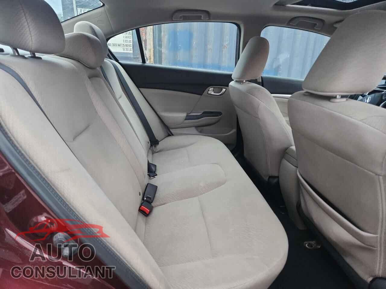 HONDA CIVIC 2013 - 19XFB2F80DE062542