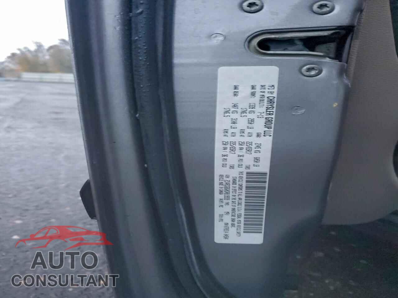 DODGE CARAVAN 2013 - 2C4RDGBG0DR819939