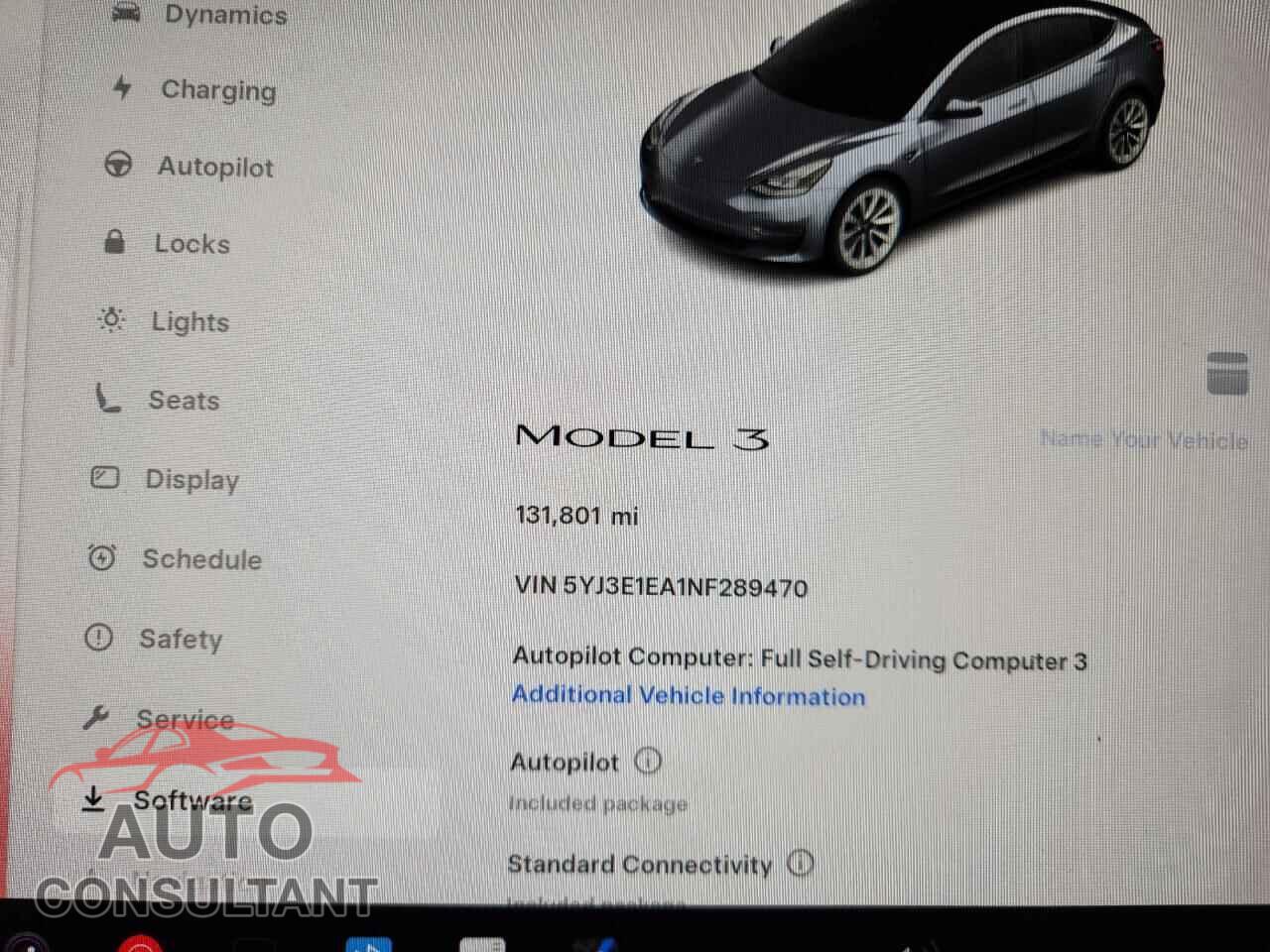 TESLA MODEL 3 2022 - 5YJ3E1EA1NF289470