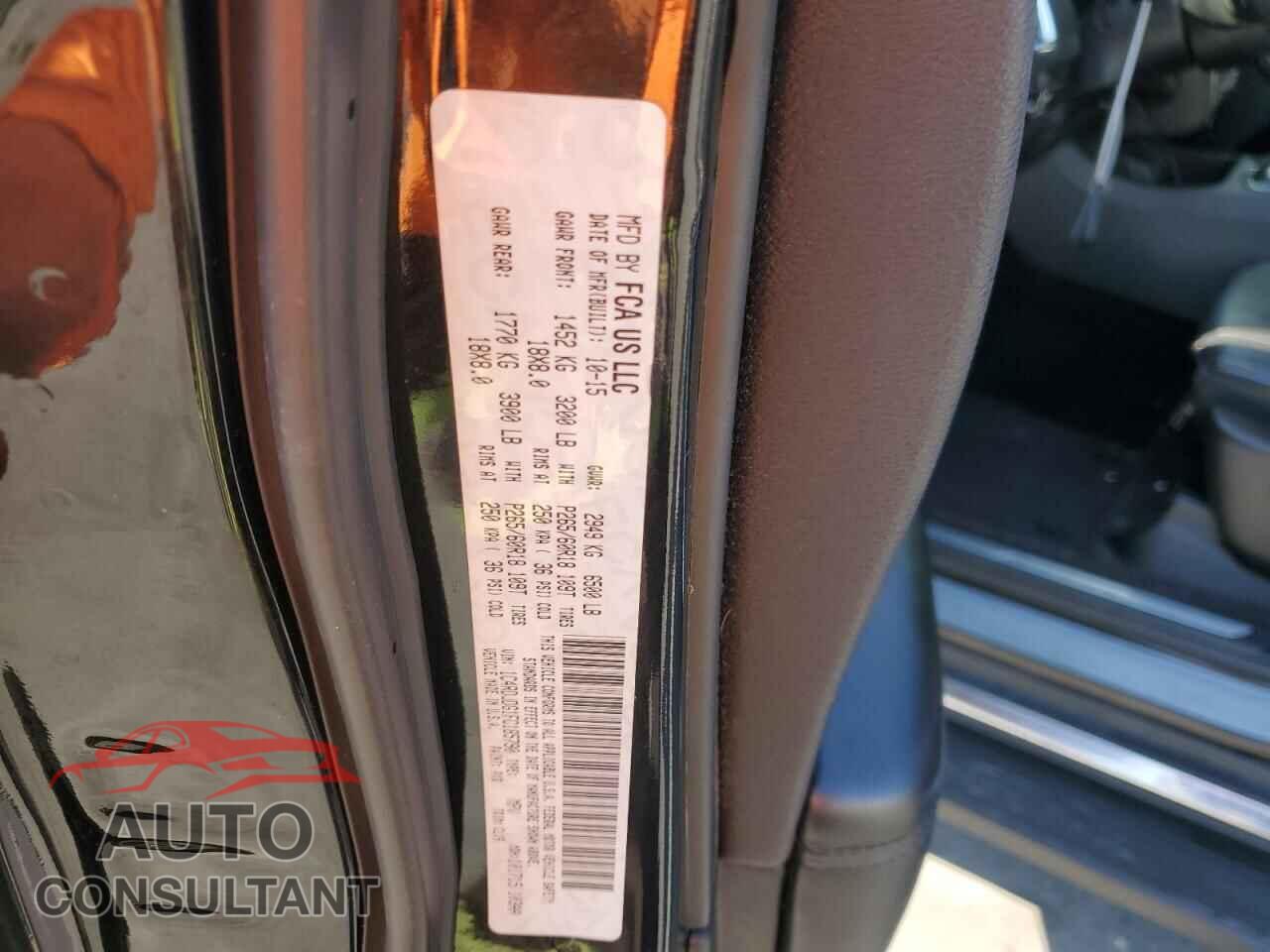DODGE DURANGO 2015 - 1C4RDJDG1FC185790