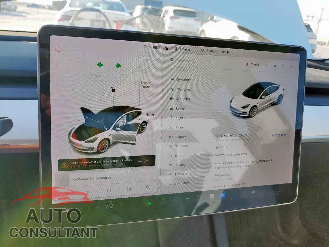 TESLA MODEL 3 2021 - 5YJ3E1EA7MF098568