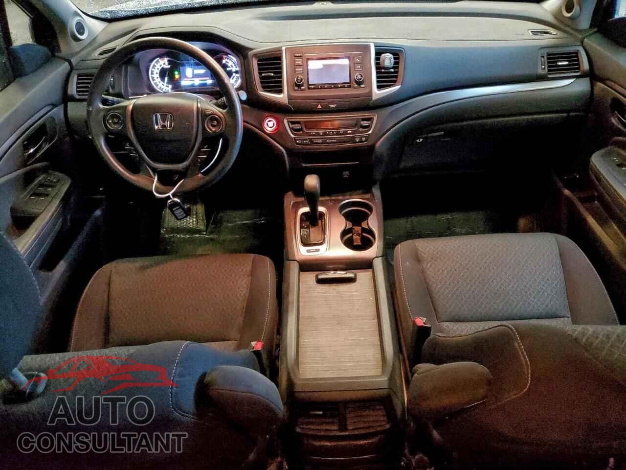 HONDA RIDGELINE 2017 - 5FPYK2F43HB003272