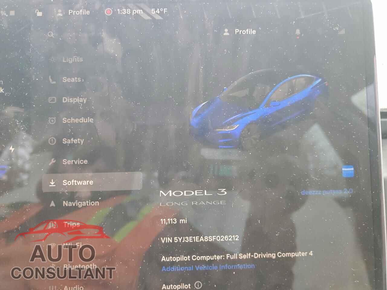TESLA MODEL 3 2025 - 5YJ3E1EA8SF026212