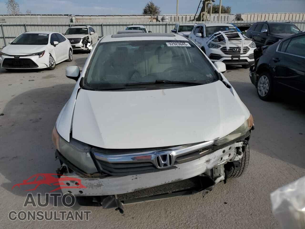 HONDA CIVIC 2012 - 19XFB2F89CE035953