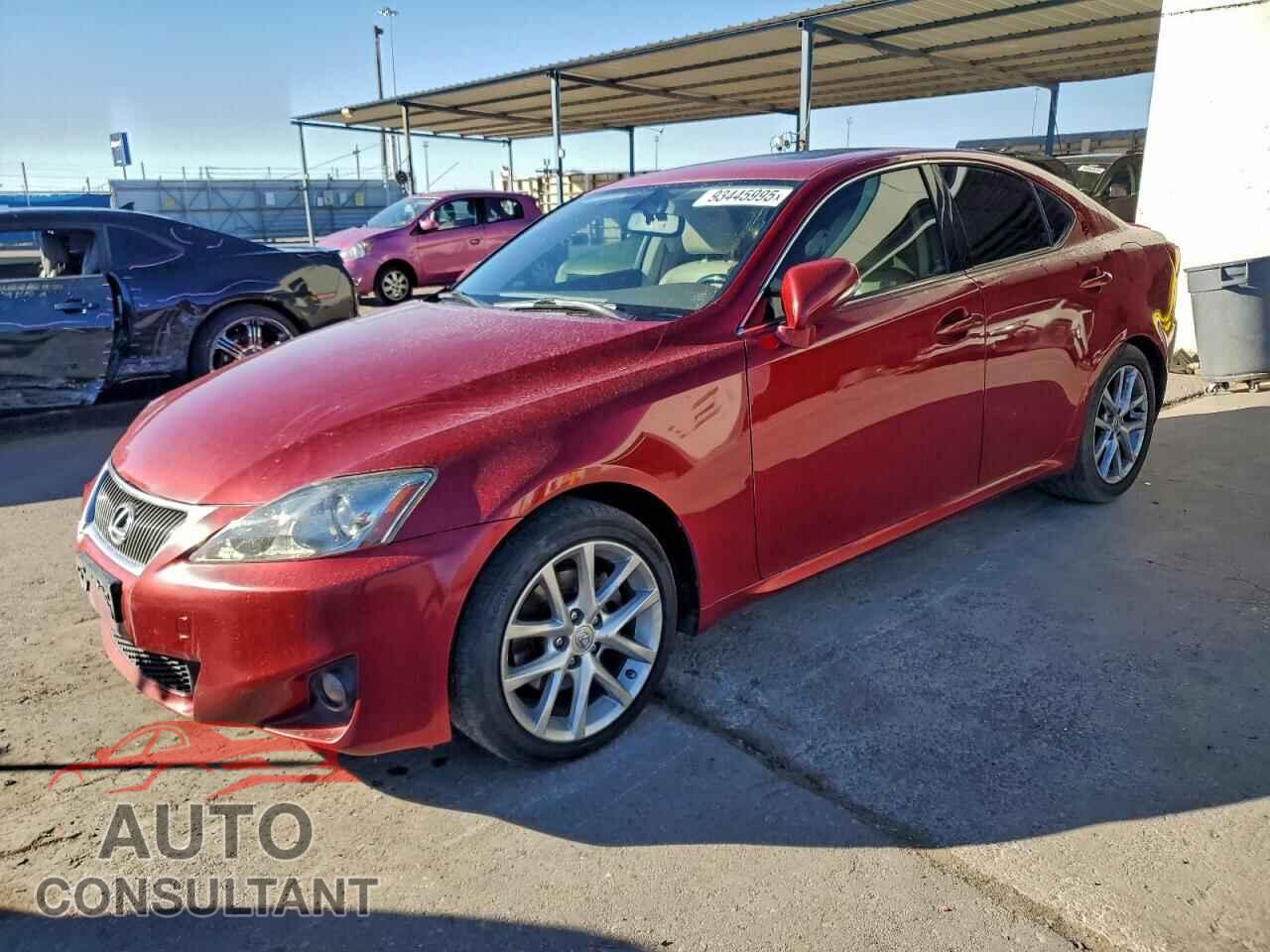 LEXUS IS 2012 - JTHBF5C25C2102516