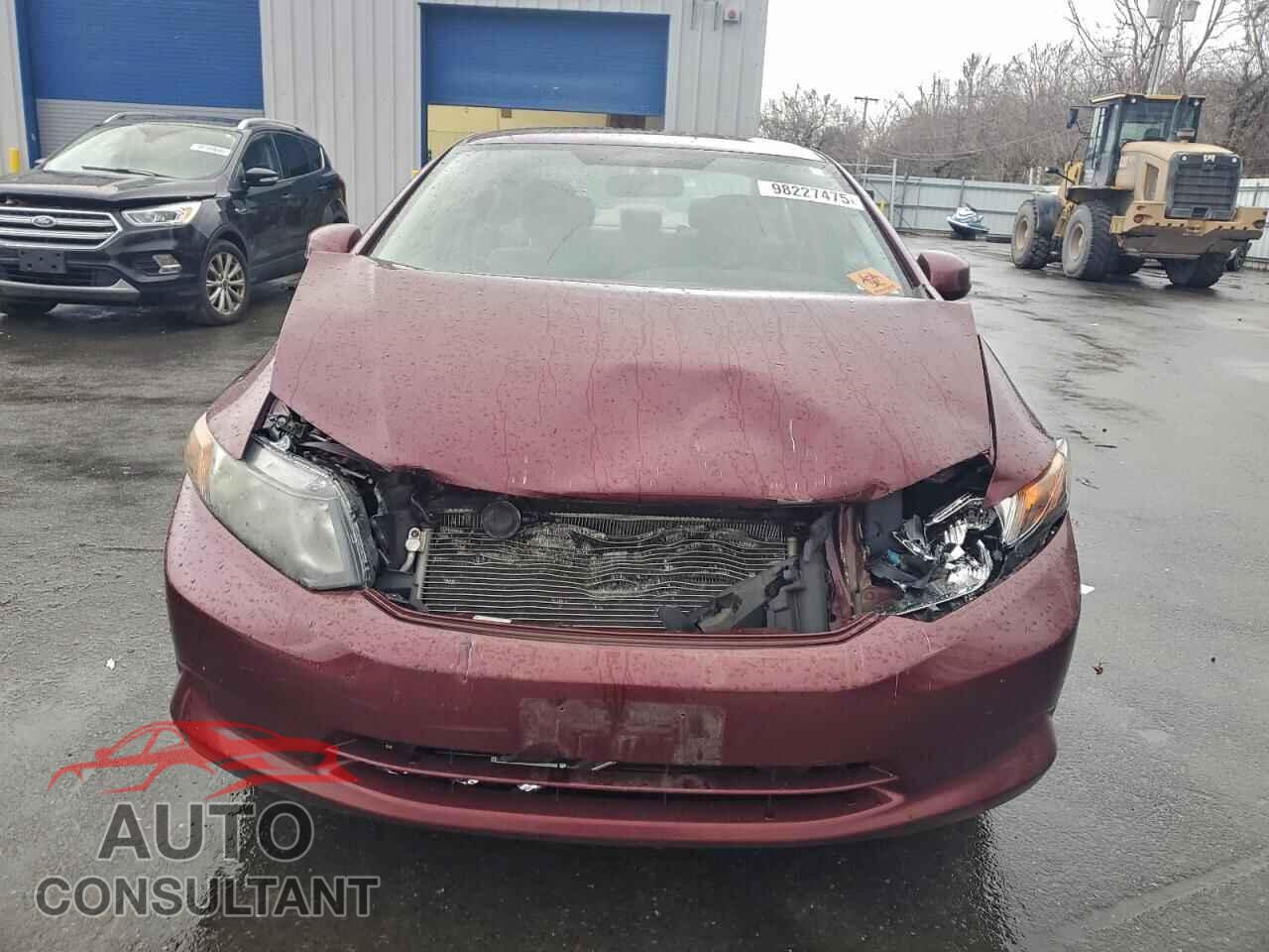 HONDA CIVIC 2012 - 2HGFB2F5XCH582709
