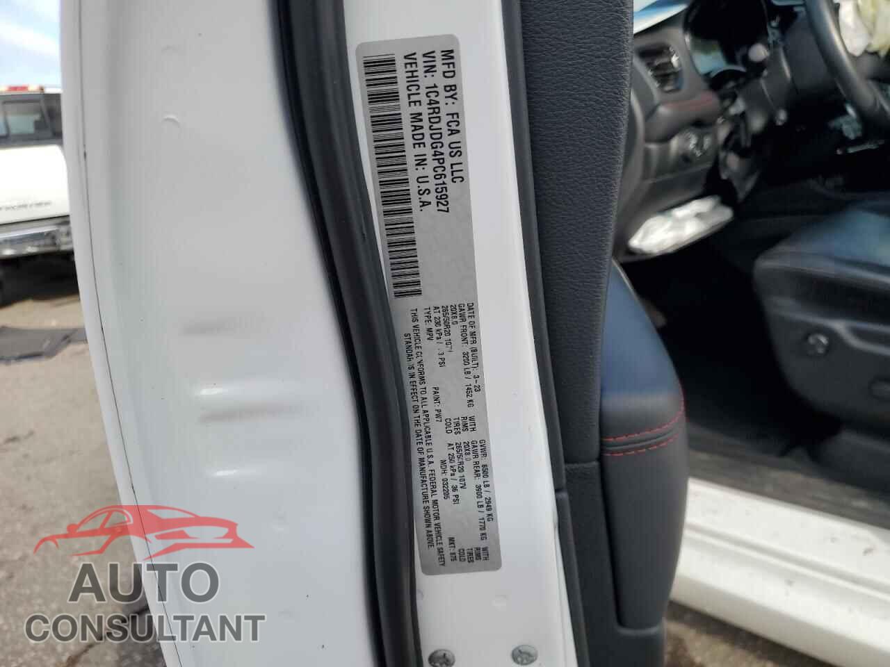 DODGE DURANGO 2023 - 1C4RDJDG4PC615927