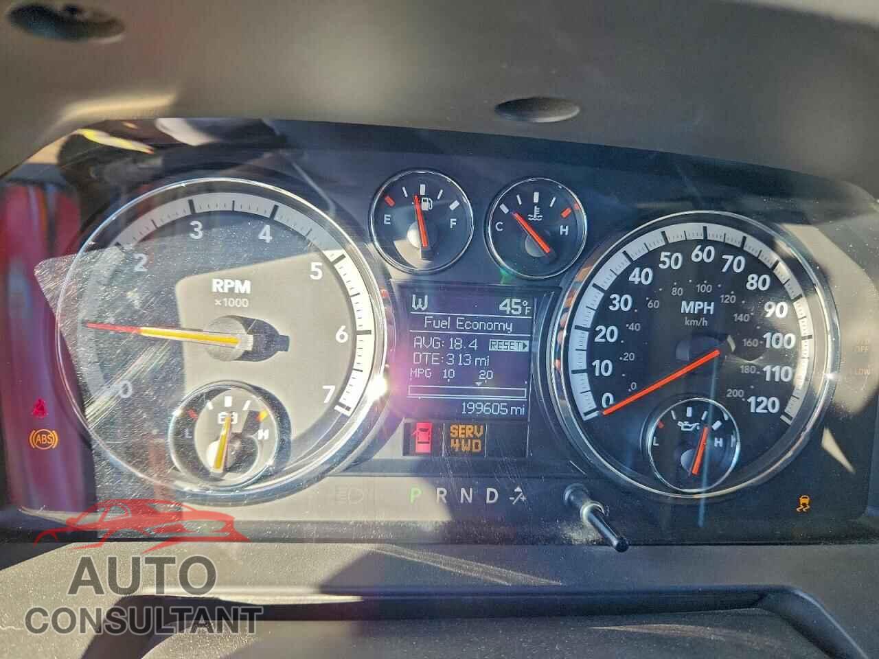 DODGE RAM 1500 2012 - 1C6RD7NT8CS303986