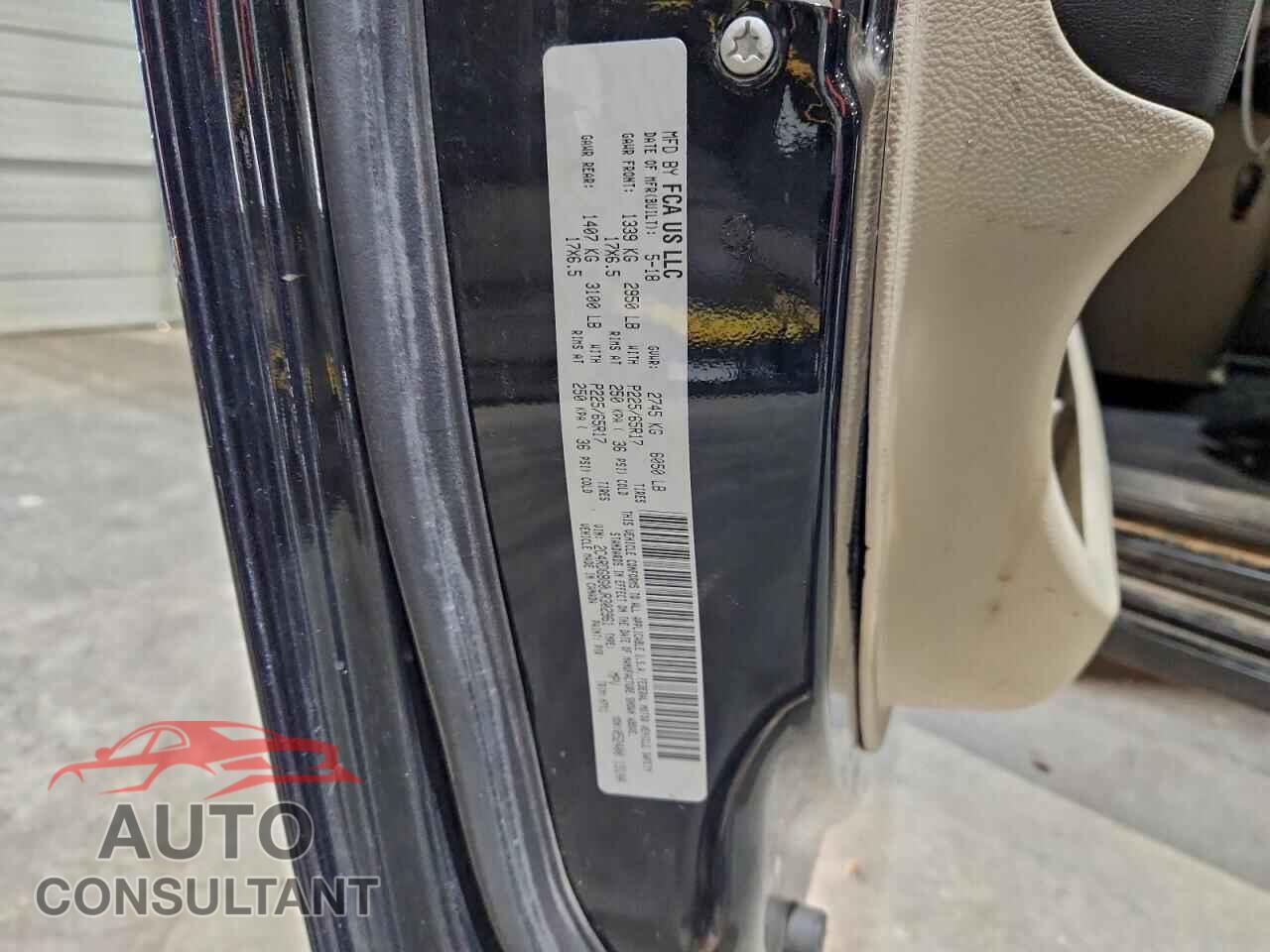 DODGE CARAVAN 2018 - 2C4RDGBG0JR302961