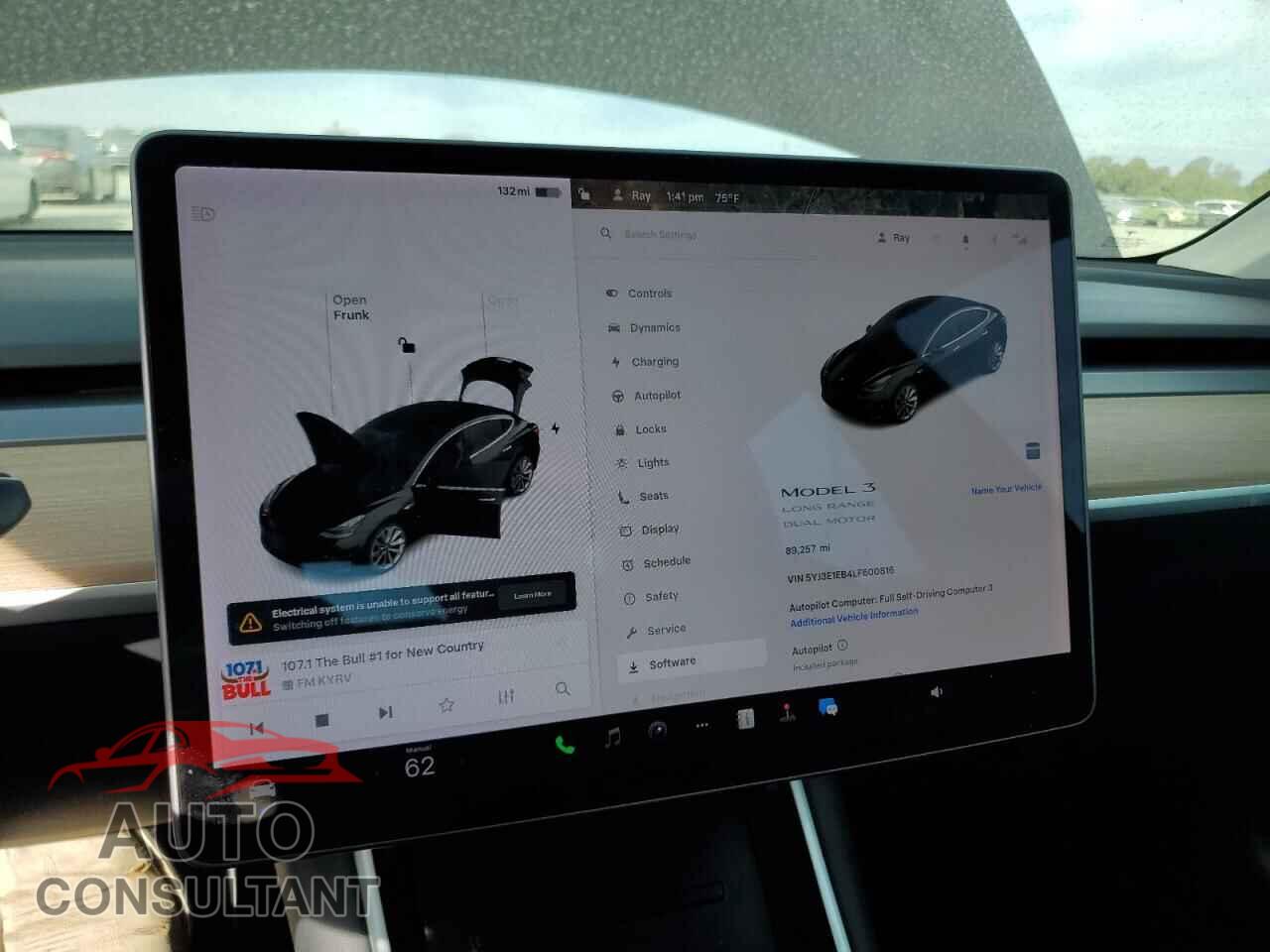 TESLA MODEL 3 2020 - 5YJ3E1EB4LF600816