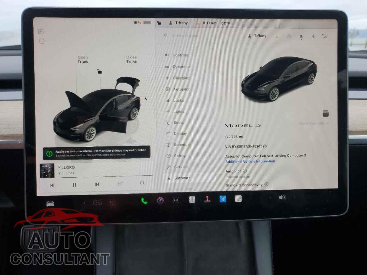 TESLA MODEL 3 2022 - 5YJ3E1EA3NF291396