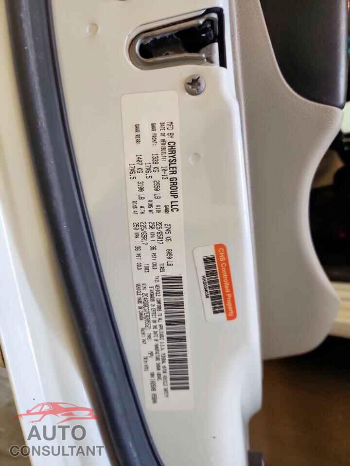 DODGE CARAVAN 2014 - 2C4RDGCG7ER205521