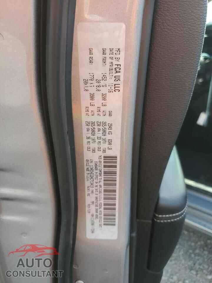 DODGE DURANGO 2017 - 1C4RDHEG3HC713419