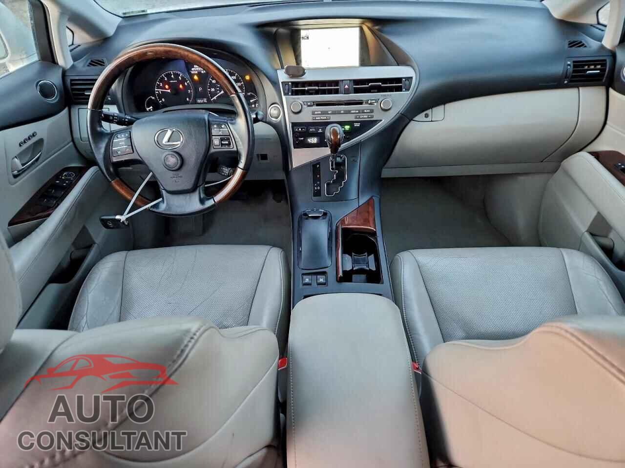 LEXUS RX350 2012 - 2T2BK1BA8CC127700