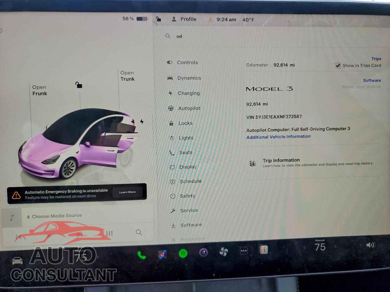TESLA MODEL 3 2022 - 5YJ3E1EAXNF372587