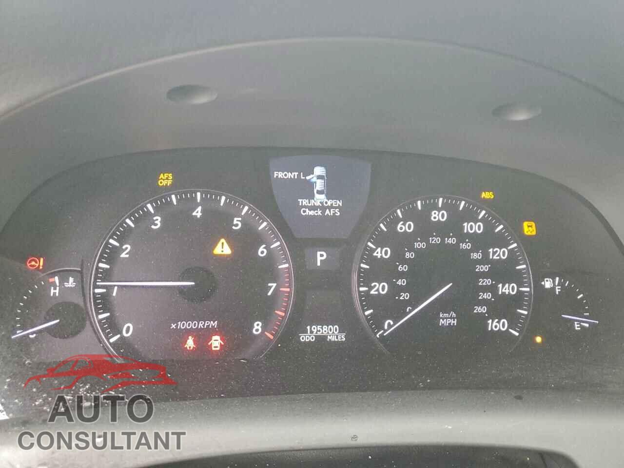 LEXUS LS460 2011 - JTHBL5EF6B5103003