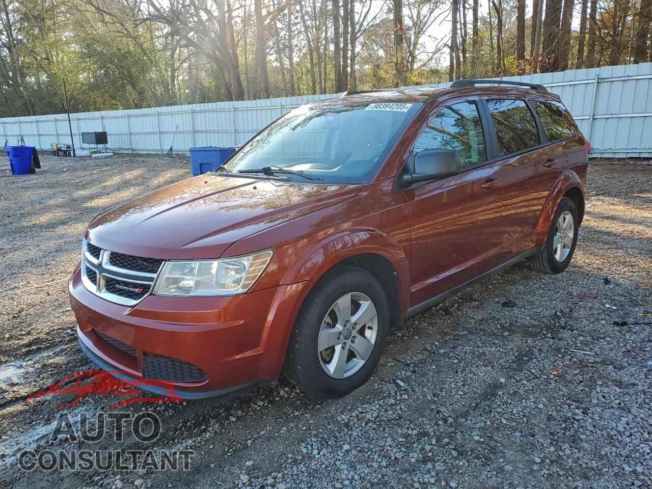 DODGE JOURNEY 2013 - 3C4PDCAB9DT590857