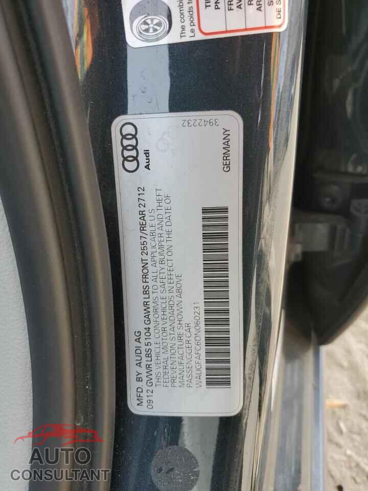 AUDI A6 2013 - WAUGFAFC6DN060231