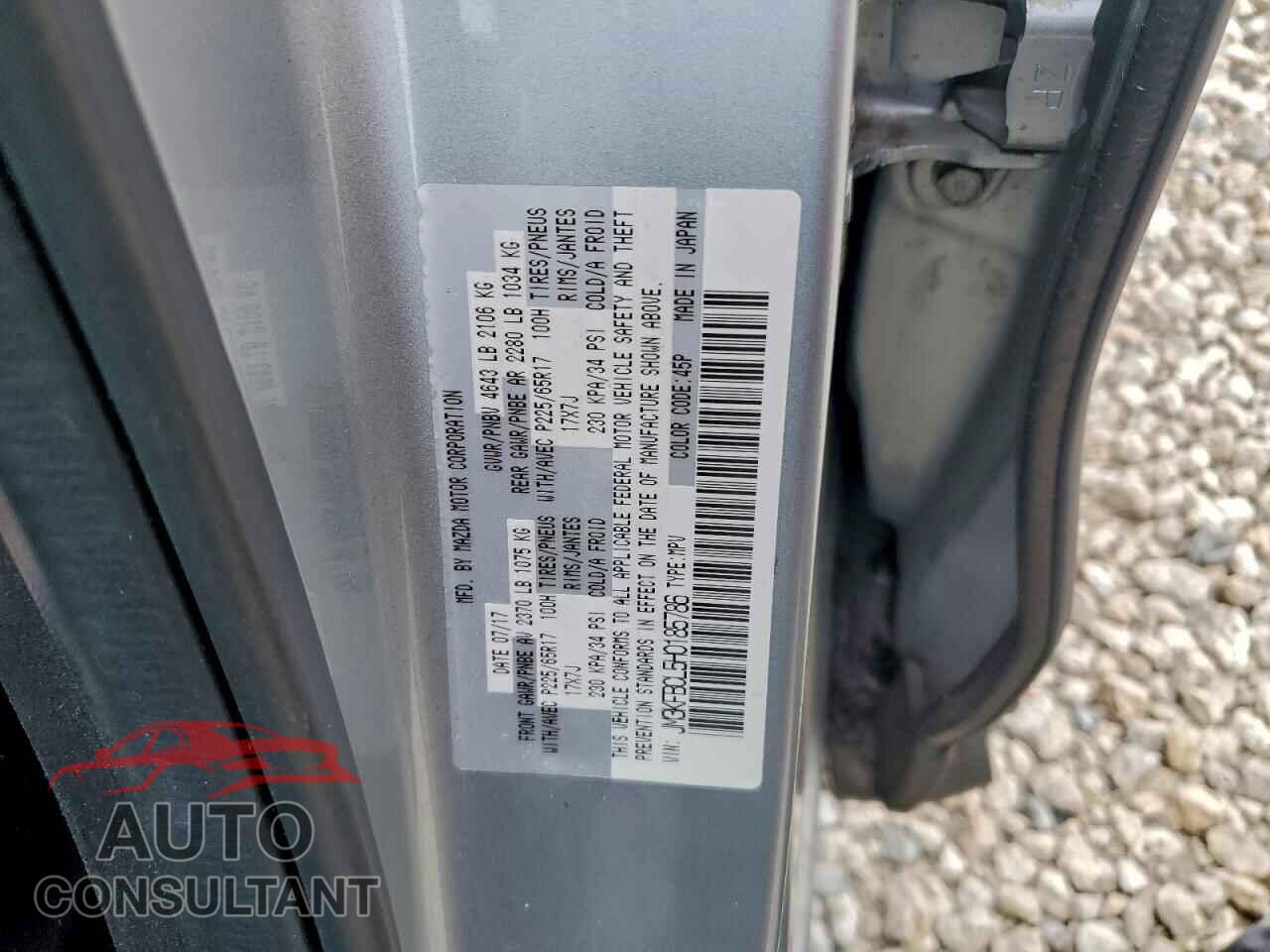 MAZDA CX-5 2017 - JM3KFBCL5H0185786