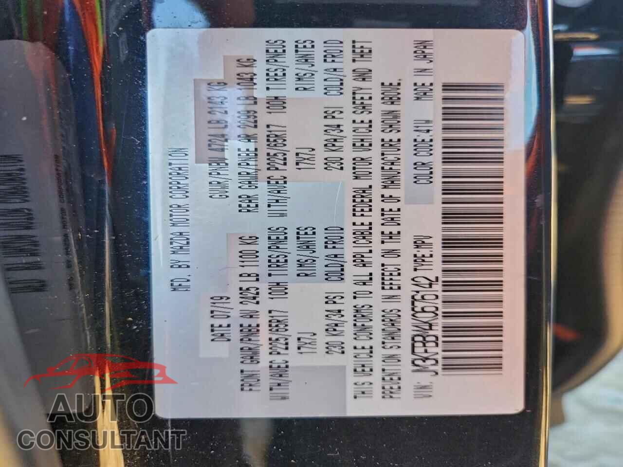 MAZDA CX-5 2019 - JM3KFBBM4K0676142
