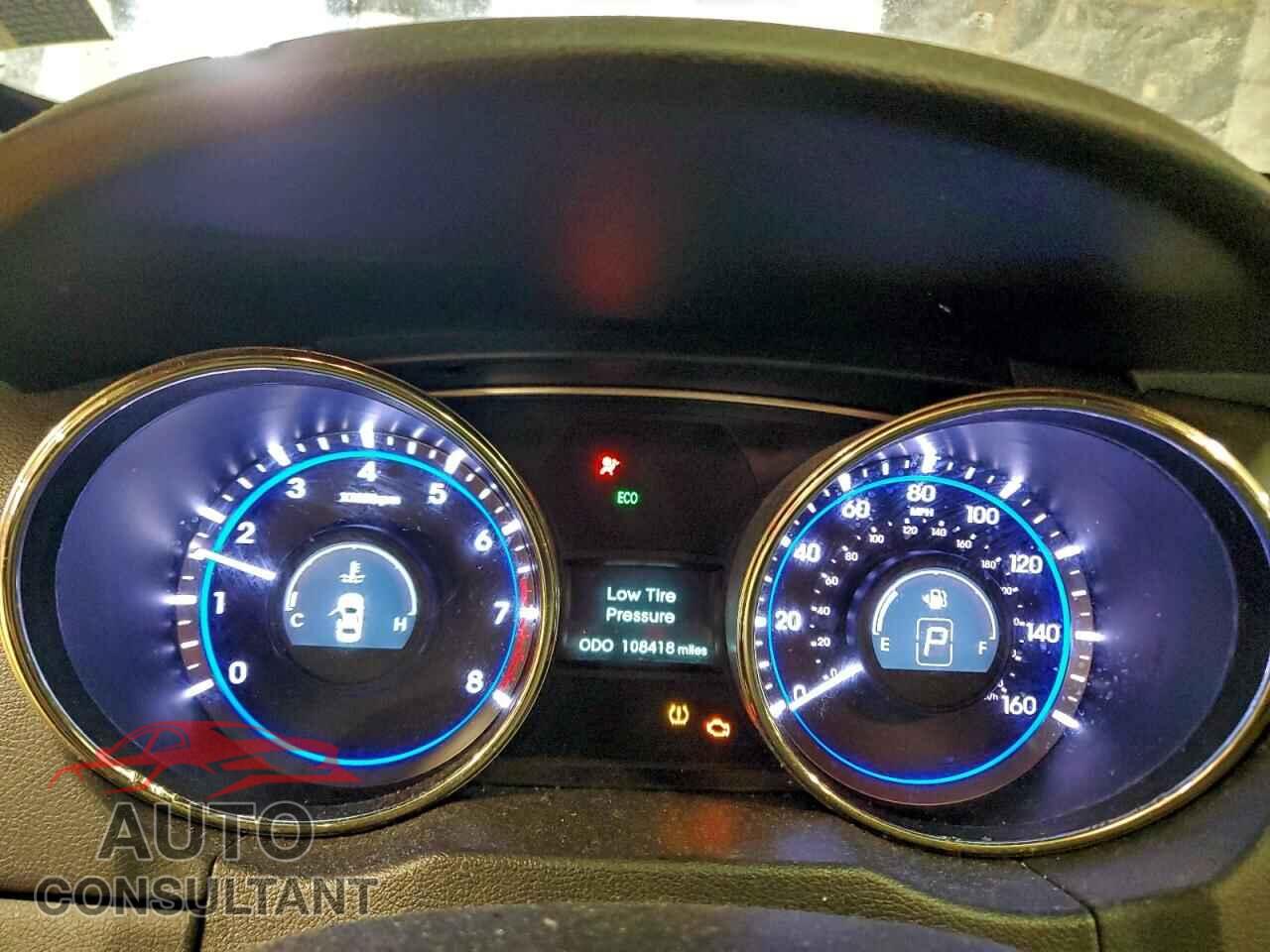 HYUNDAI SONATA 2012 - 5NPEC4AB2CH408012
