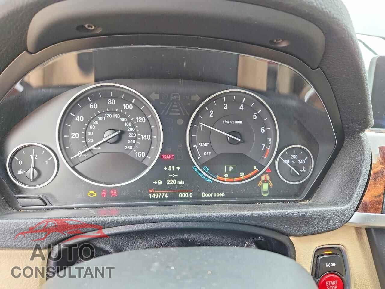 BMW 3 SERIES 2013 - WBA3A9C56DF476341