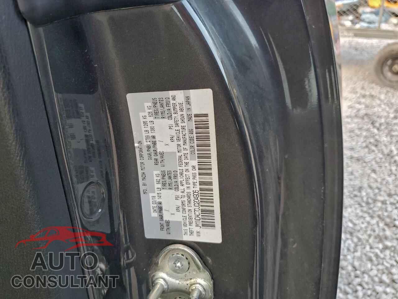 MAZDA MX5 2018 - JM1NDAC70J0204906