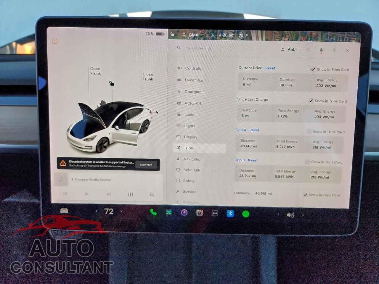TESLA MODEL 3 2021 - 5YJ3E1EA9MF095753