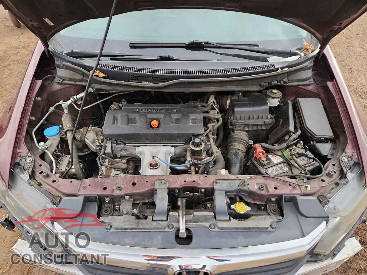 HONDA CIVIC 2012 - 19XFB2F91CE364686