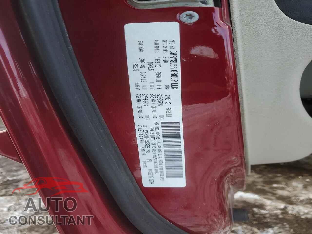 DODGE CARAVAN 2011 - 2D4RN3DG4BR624008