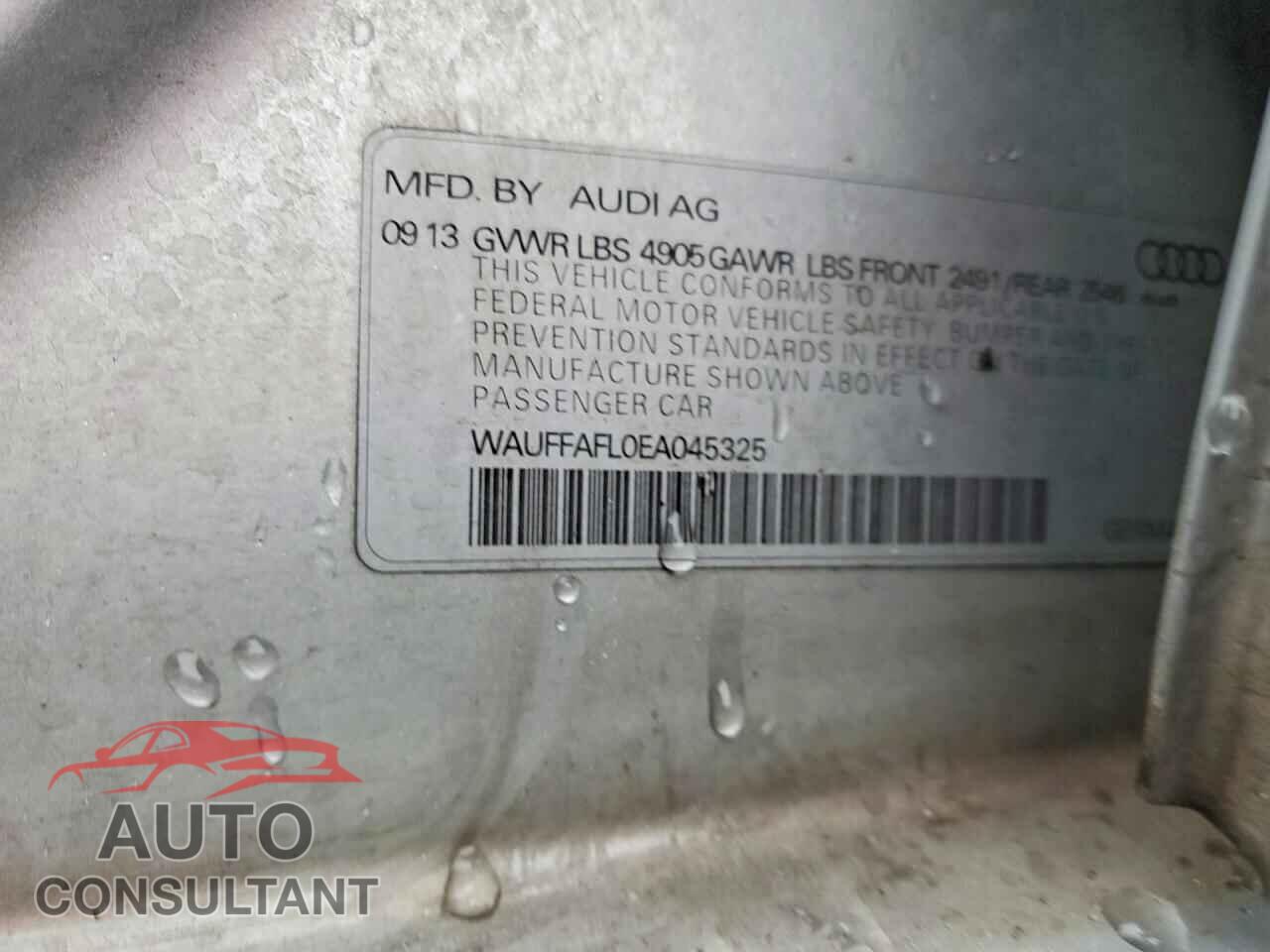 AUDI A4 2014 - WAUFFAFL0EA045325