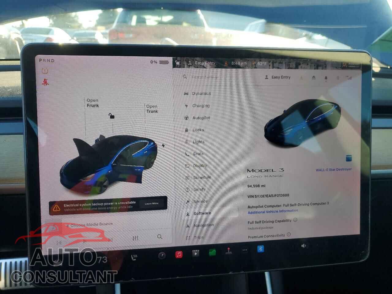 TESLA MODEL 3 2018 - 5YJ3E1EA5JF013688