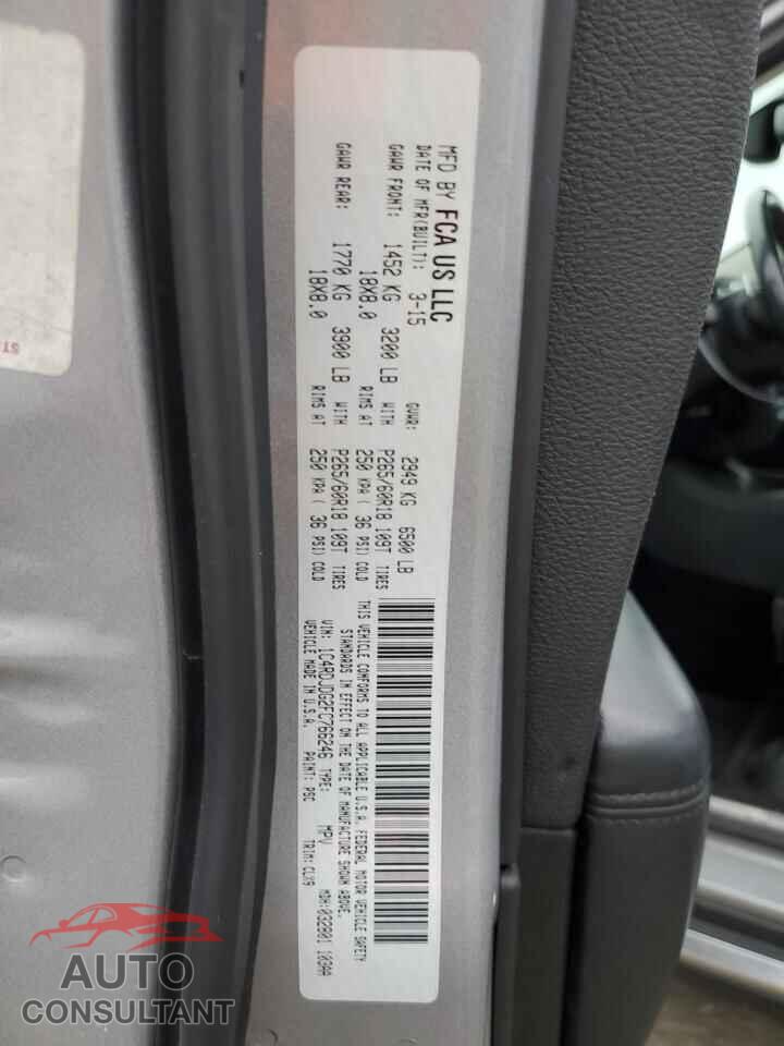 DODGE DURANGO 2015 - 1C4RDJDG2FC766246