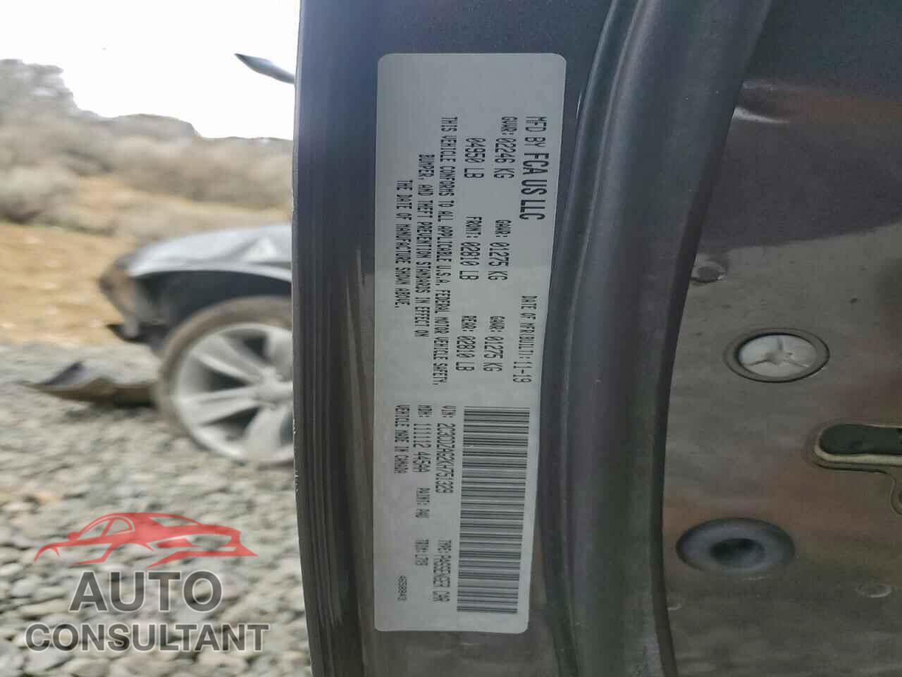 DODGE CHALLENGER 2019 - 2C3CDZAG2KH751329
