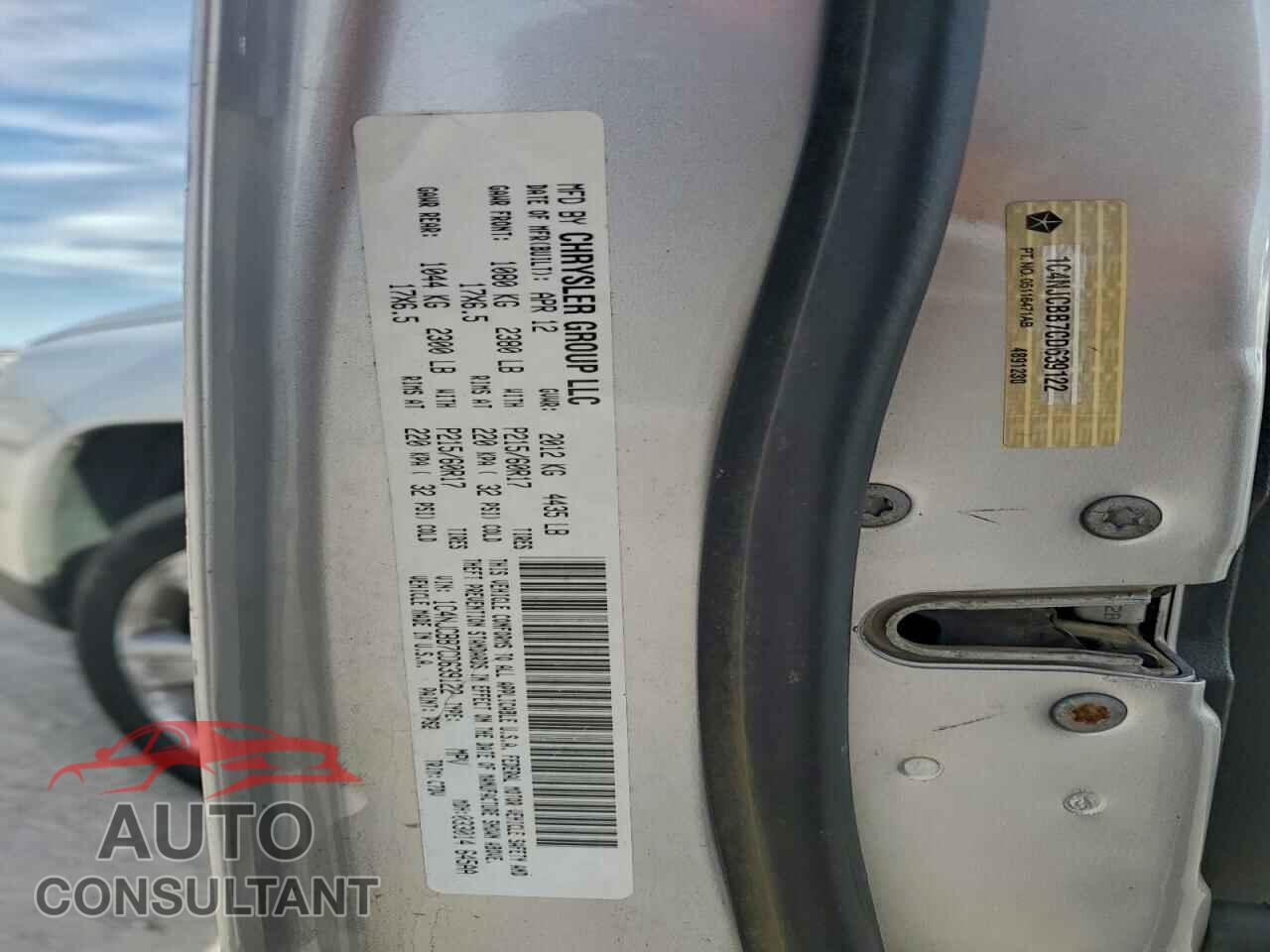 JEEP COMPASS 2012 - 1C4NJCBB7CD639122