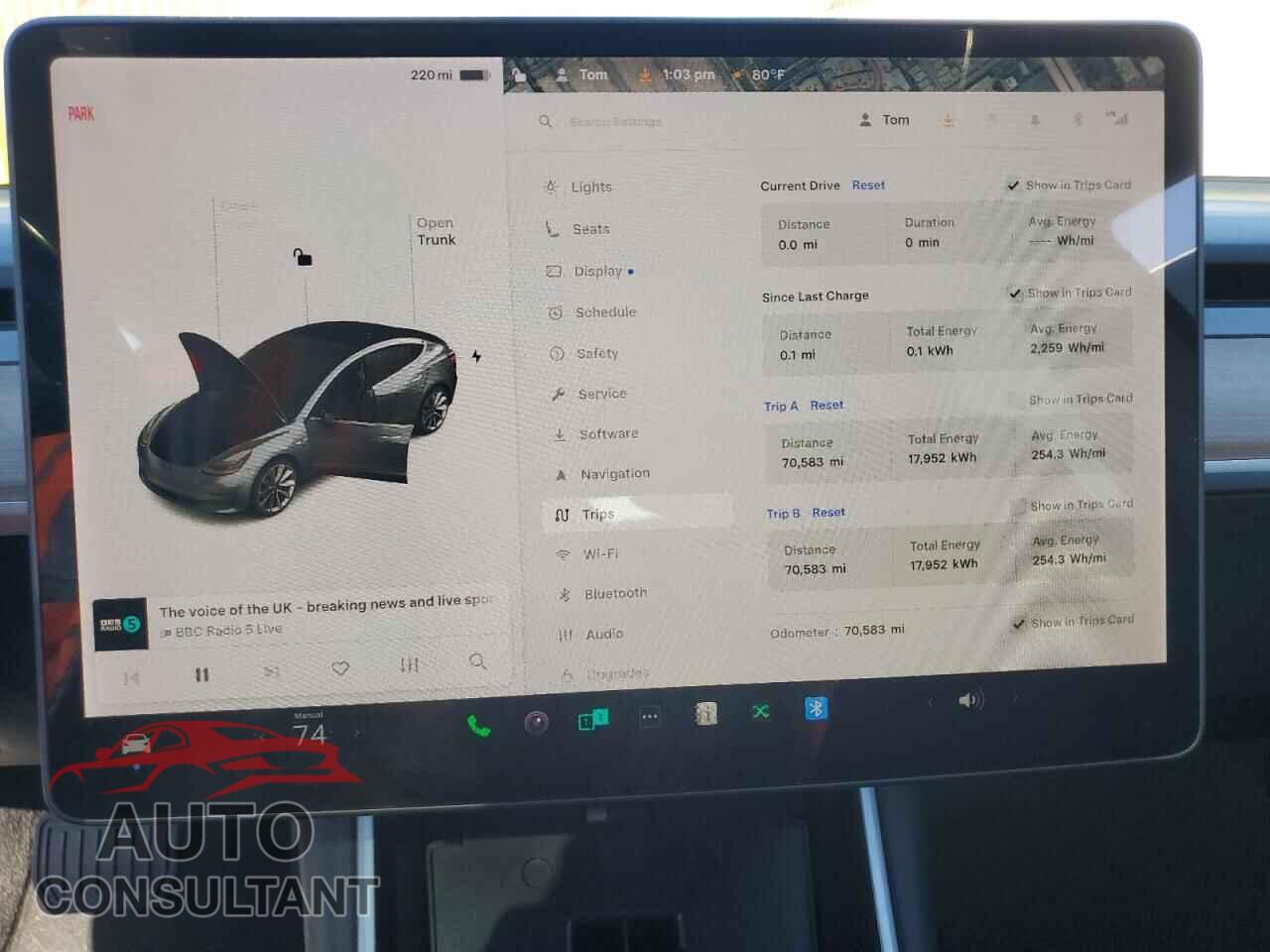 TESLA MODEL 3 2018 - 5YJ3E1EA0JF048803