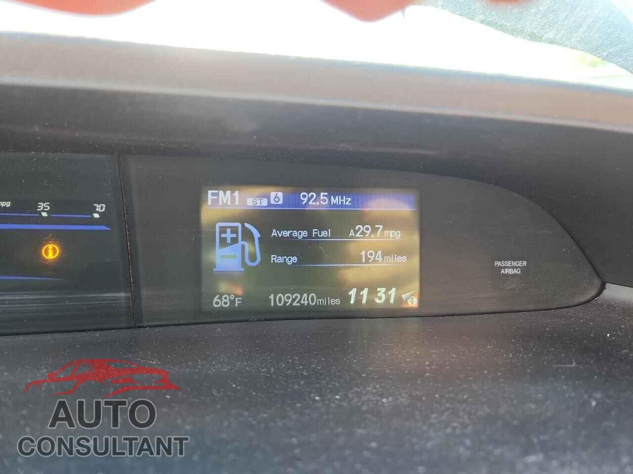 HONDA CIVIC 2012 - 19XFB2F90CE053735