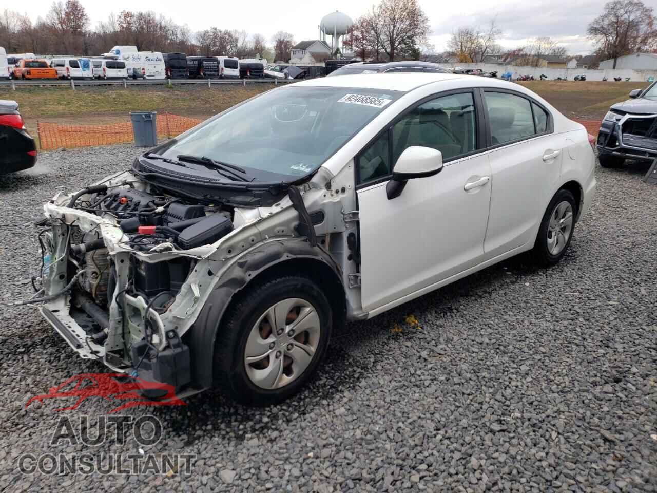 HONDA CIVIC 2013 - 19XFB2F57DE248455