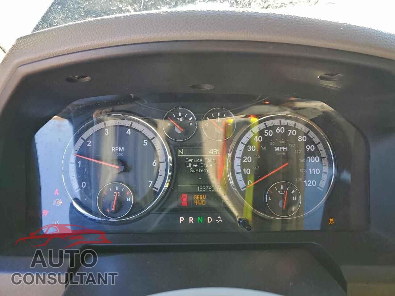 DODGE RAM 1500 2012 - 1C6RD7GT5CS177664