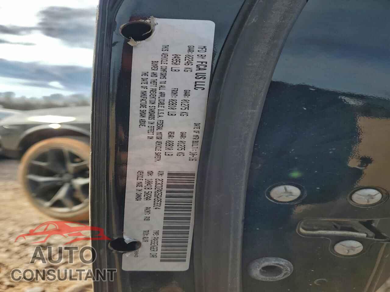 DODGE CHALLENGER 2016 - 2C3CDZAG5GH353314