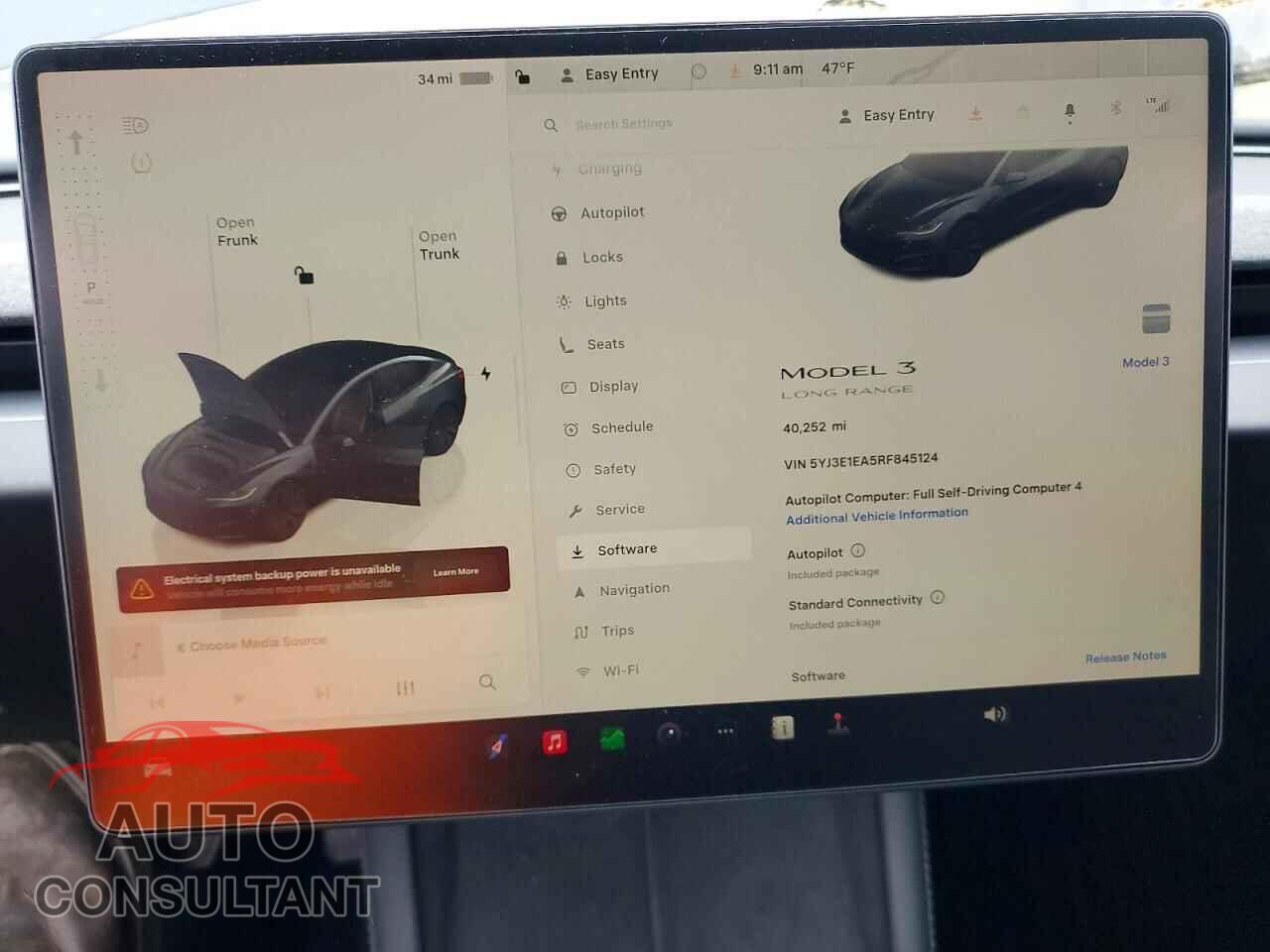 TESLA MODEL 3 2024 - 5YJ3E1EA5RF845124