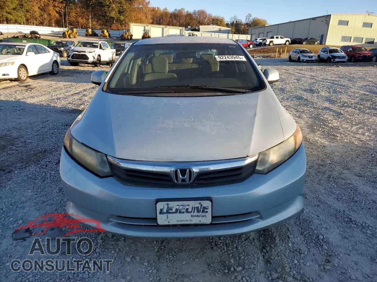HONDA CIVIC 2012 - 2HGFB2F57CH501035