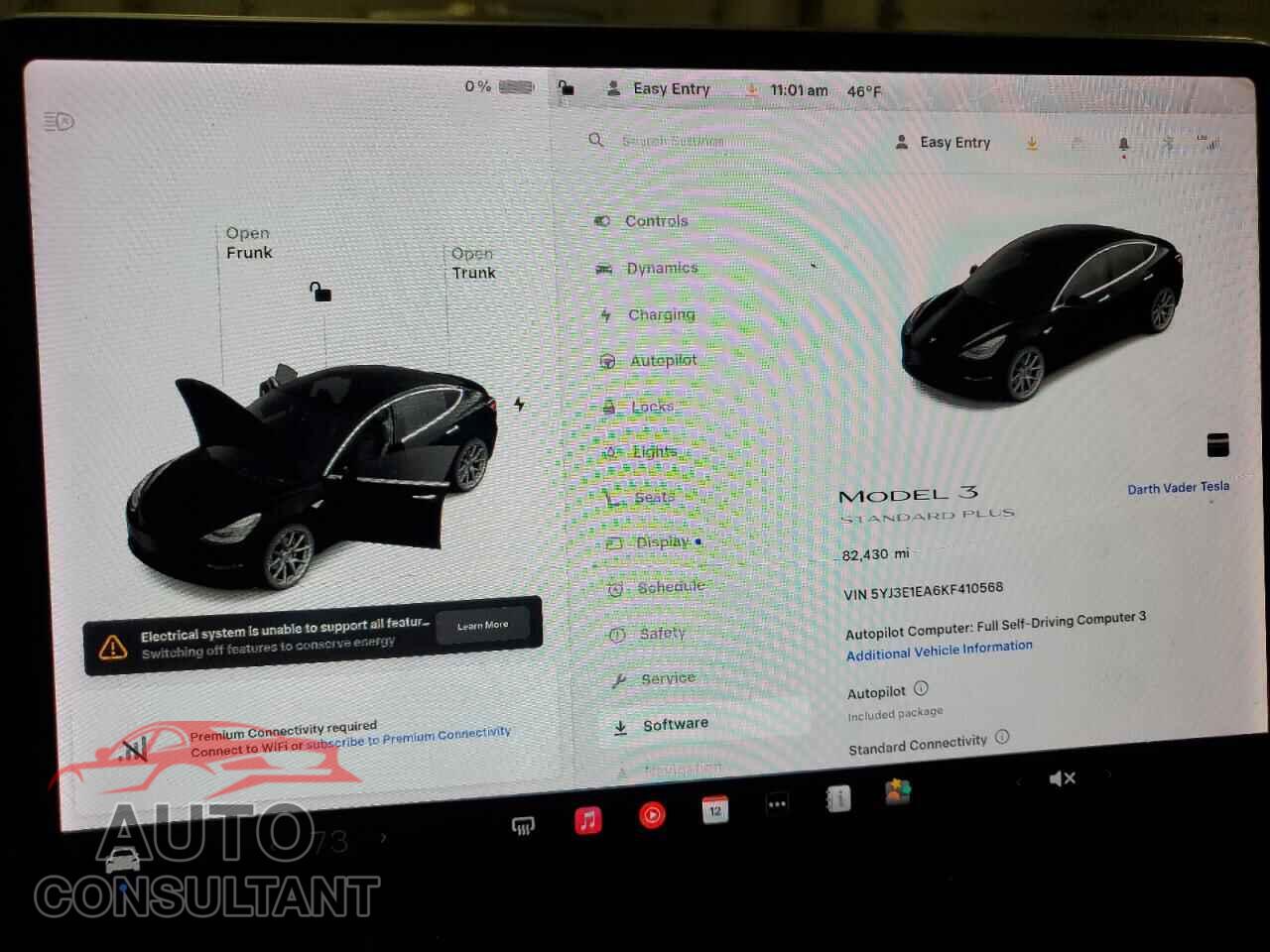 TESLA MODEL 3 2019 - 5YJ3E1EA6KF410568