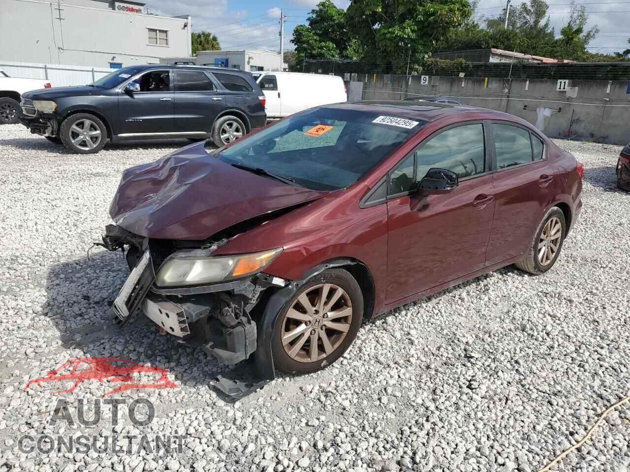 HONDA CIVIC 2012 - 2HGFB2F83CH608061