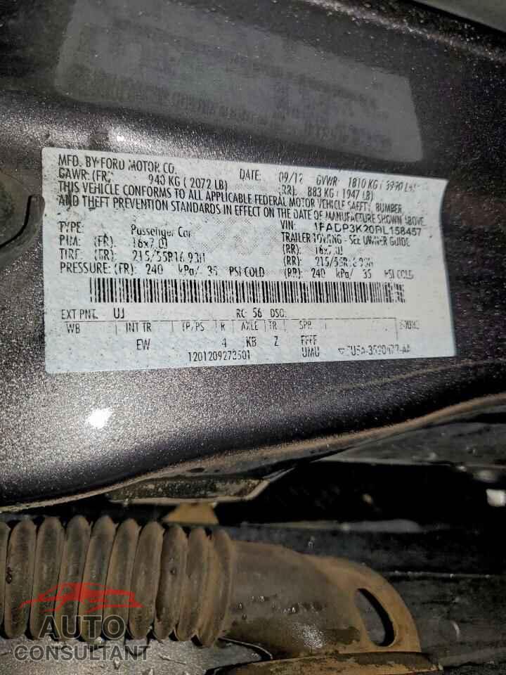 FORD FOCUS 2013 - 1FADP3K20DL158457