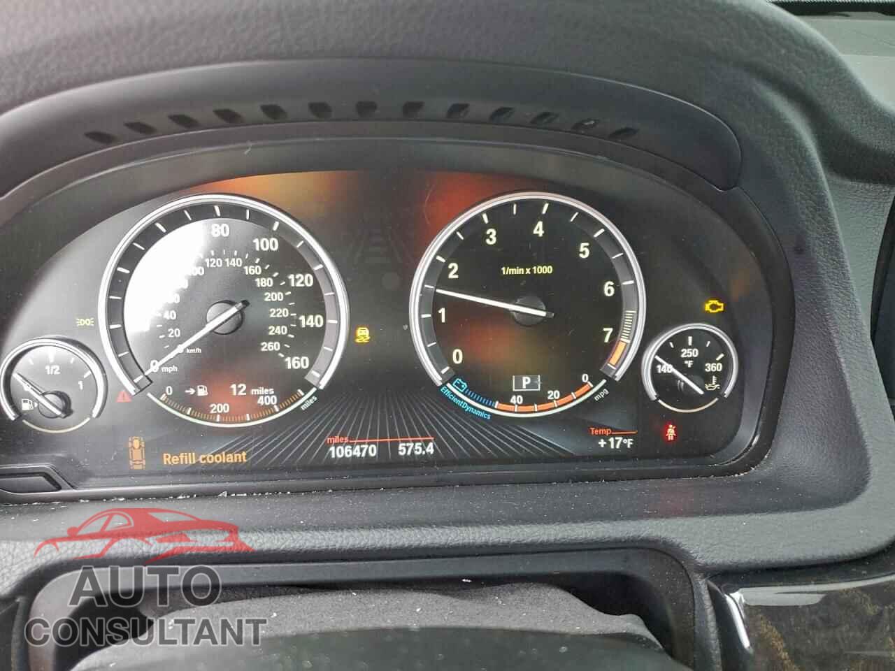 BMW 5 SERIES 2013 - WBASP2C52DC339917